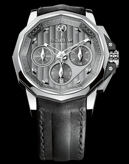Corum Admiral's Cup Challenger 44 Chrono Steel watch REF: 753.771.20/0F61 AK15 Review